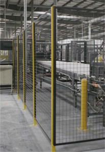 Industrial barrier guarding for workplace safety and asset protection. Heavy-duty solutions for warehouses, manufacturing, and material handling environments.
