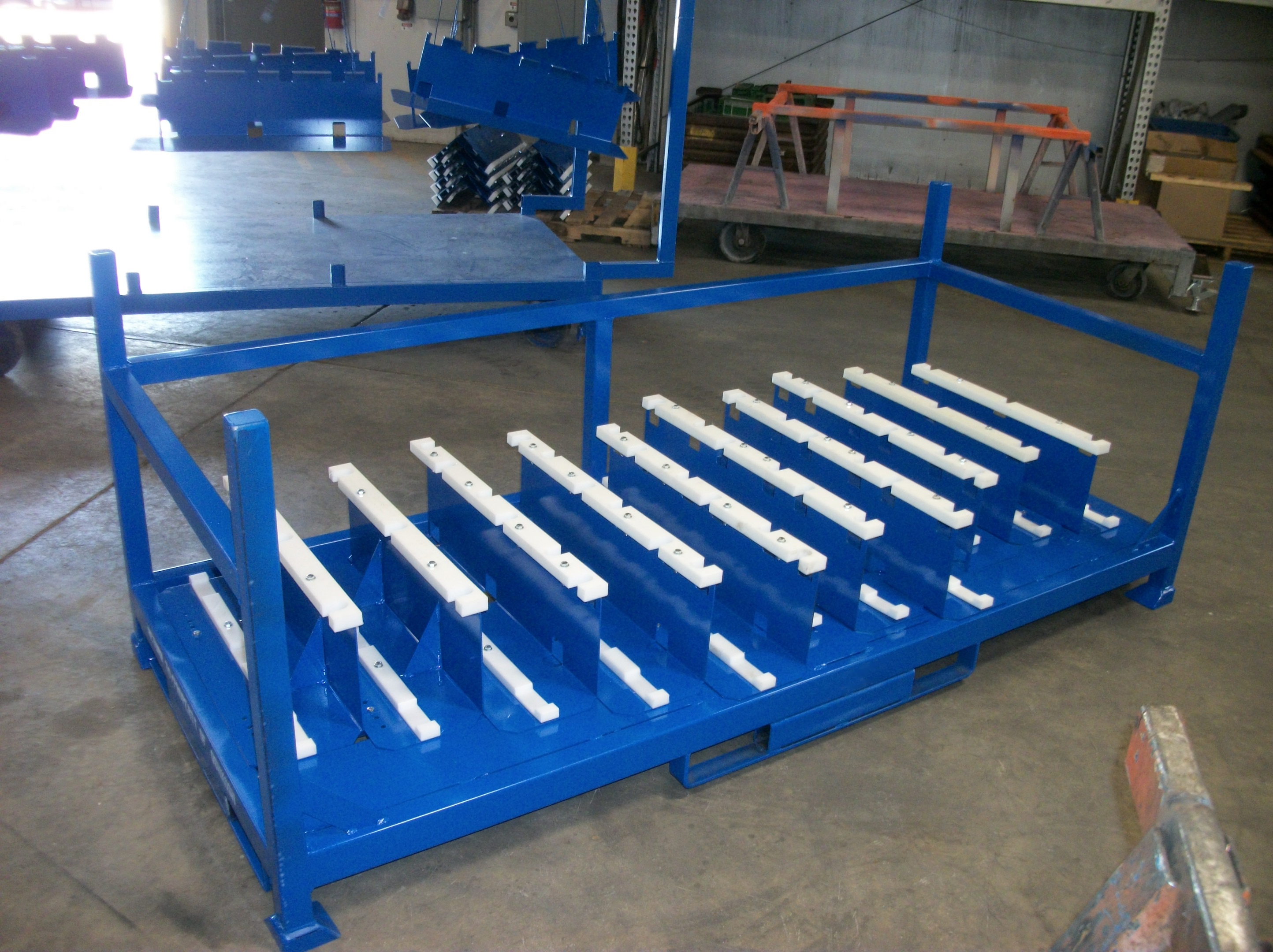Custom Returnable Steel Shipping Racks Plymouth Ind. Plymouth