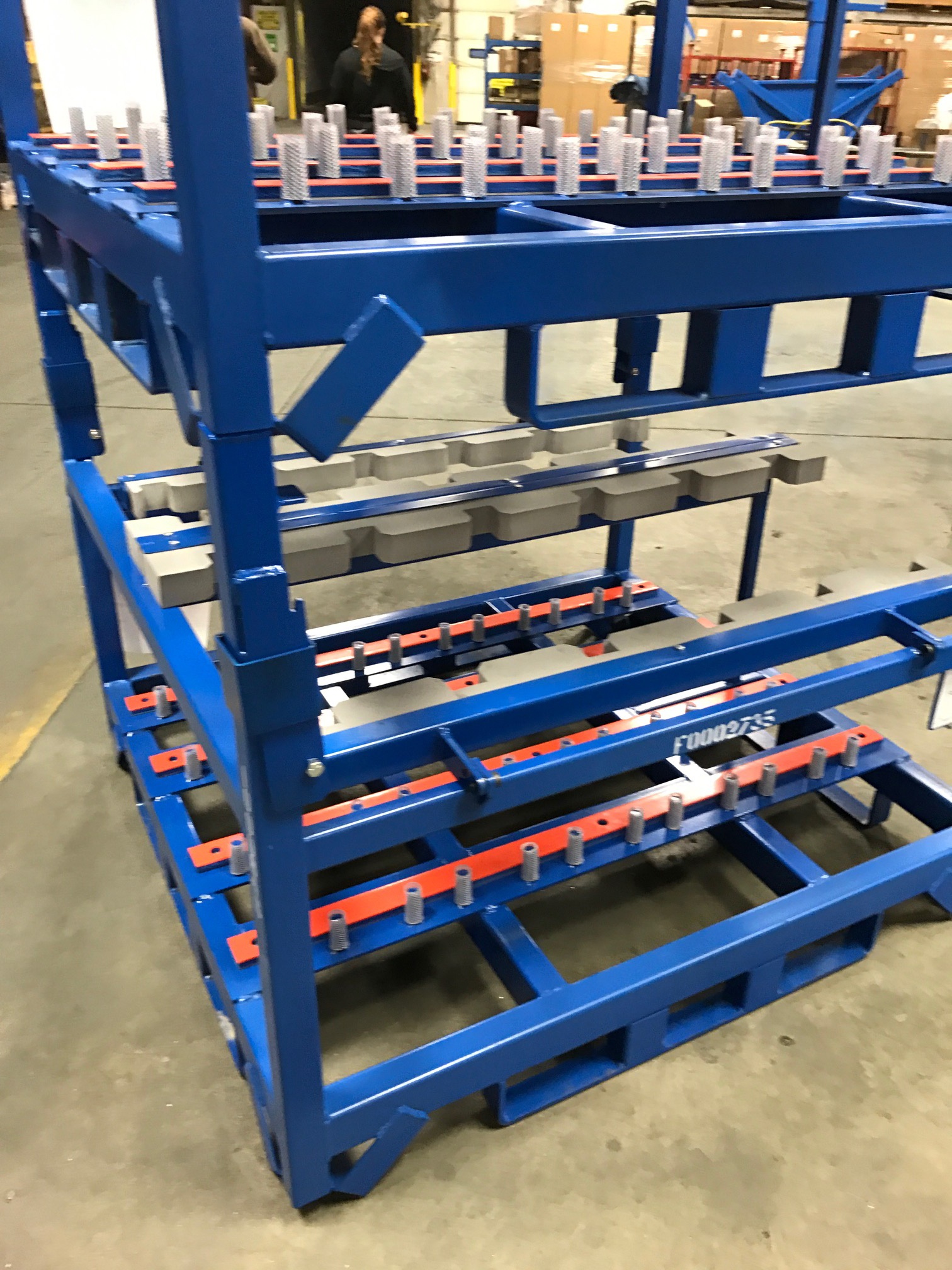 Custom Returnable Steel Shipping Racks Plymouth Ind. Plymouth