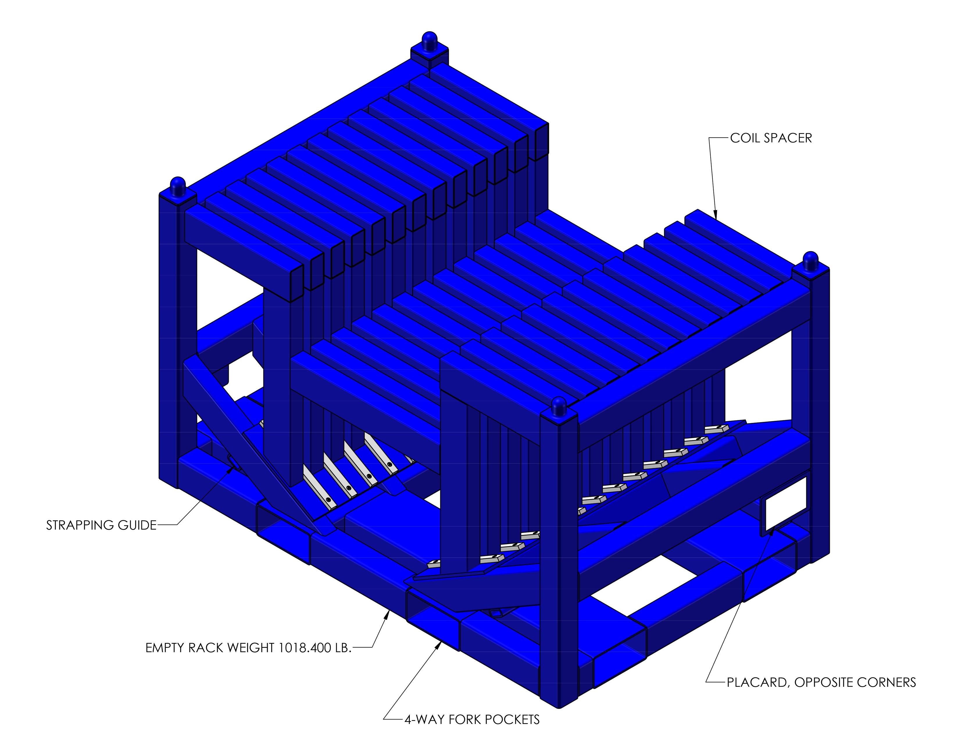 Fixed Portable Stack-able Steel Coil Racks Systems