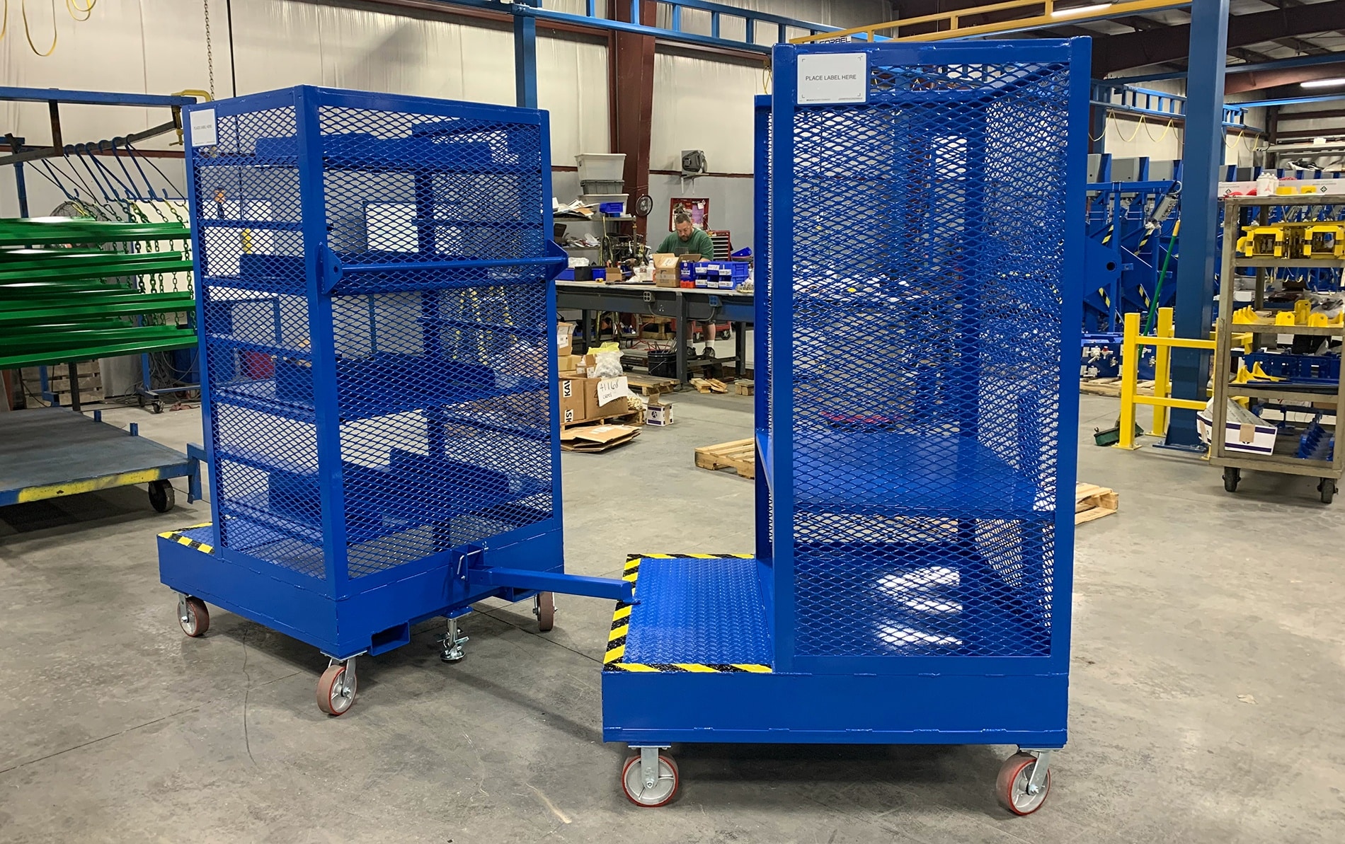Warehouse Stock and Order Picking Carts