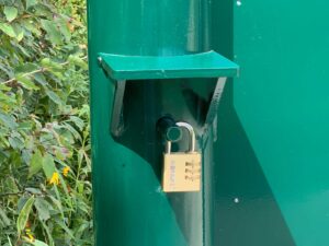 Driveway Entrance Barrier Gate (Manual Swing) Lock