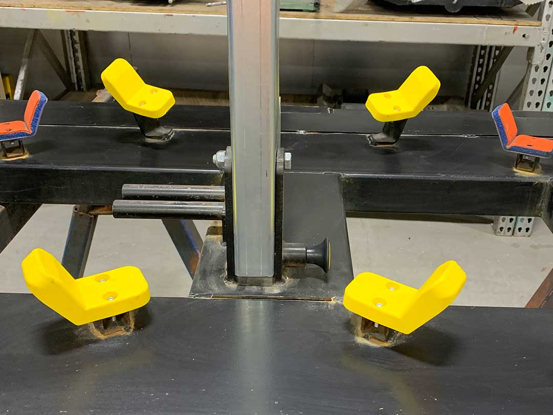 Injection Molding Dunnage for Carts and Racks