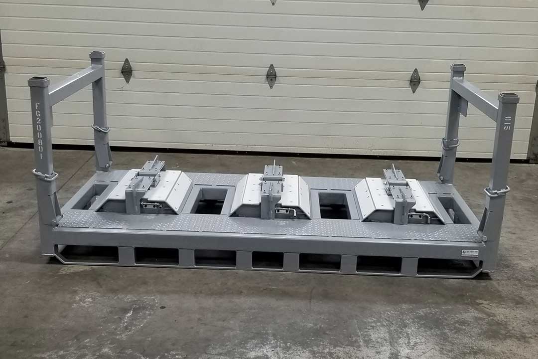 Metal Manufacturing and Fabrication of Custom Returnable Steel Shipping Racks and Dunnage