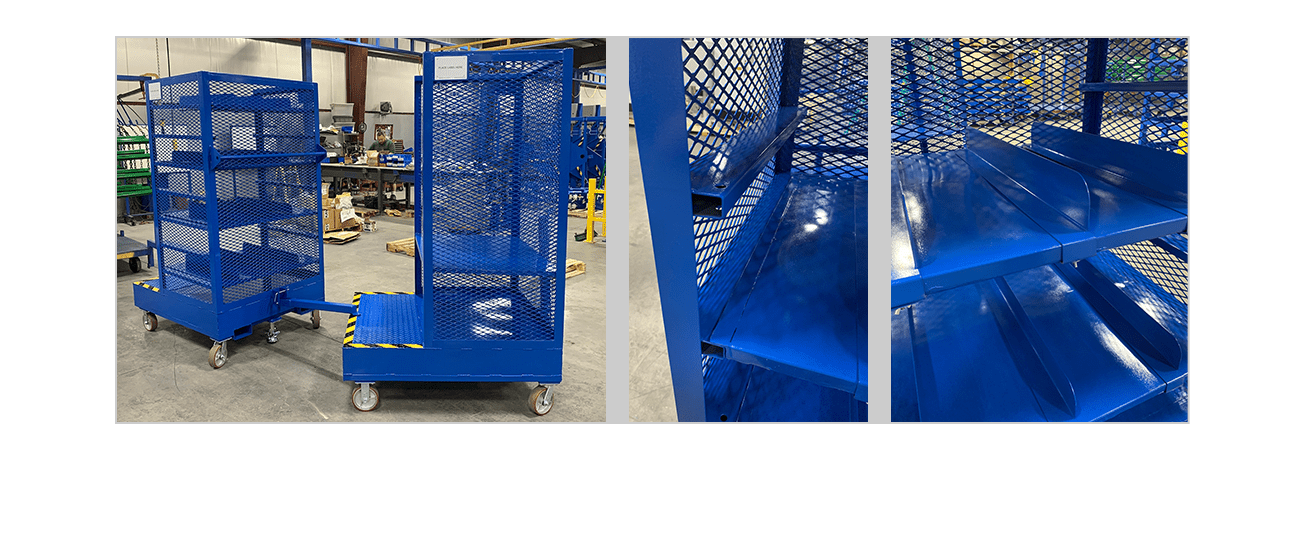 Custom Warehouse Stock and Order Picking Cart Design and Manufacturing