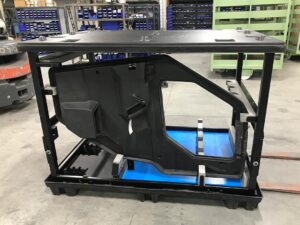 Uni Pak Thermoform Shipping Rack with Steel Insert (Open View #2)