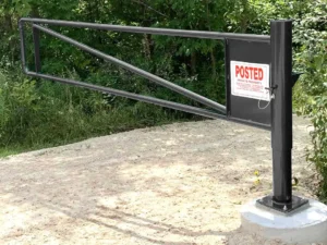 Driveway Entrance Barrier Gate Manual Swing Single Gate