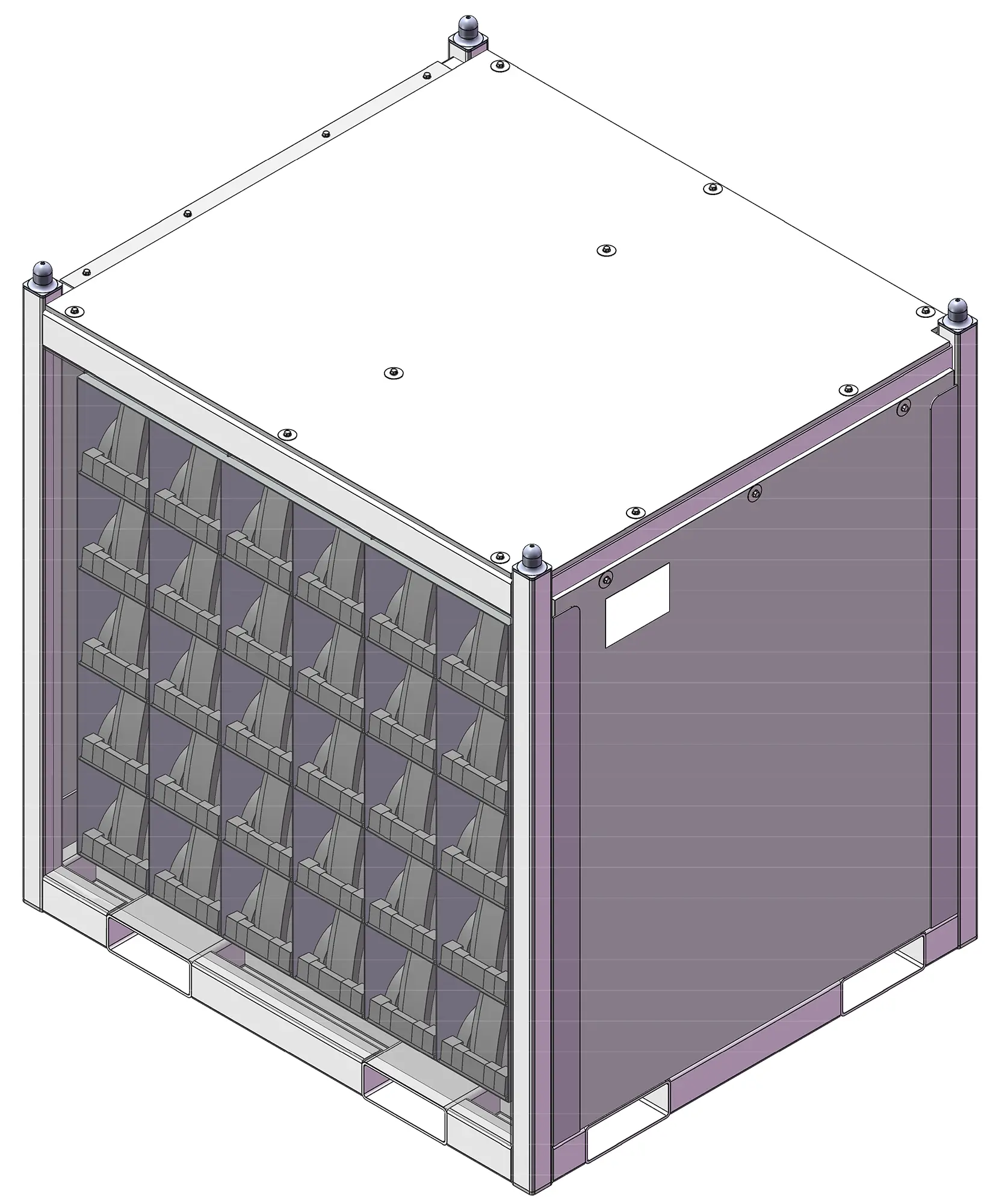 Automotive Parts Shipping Rack