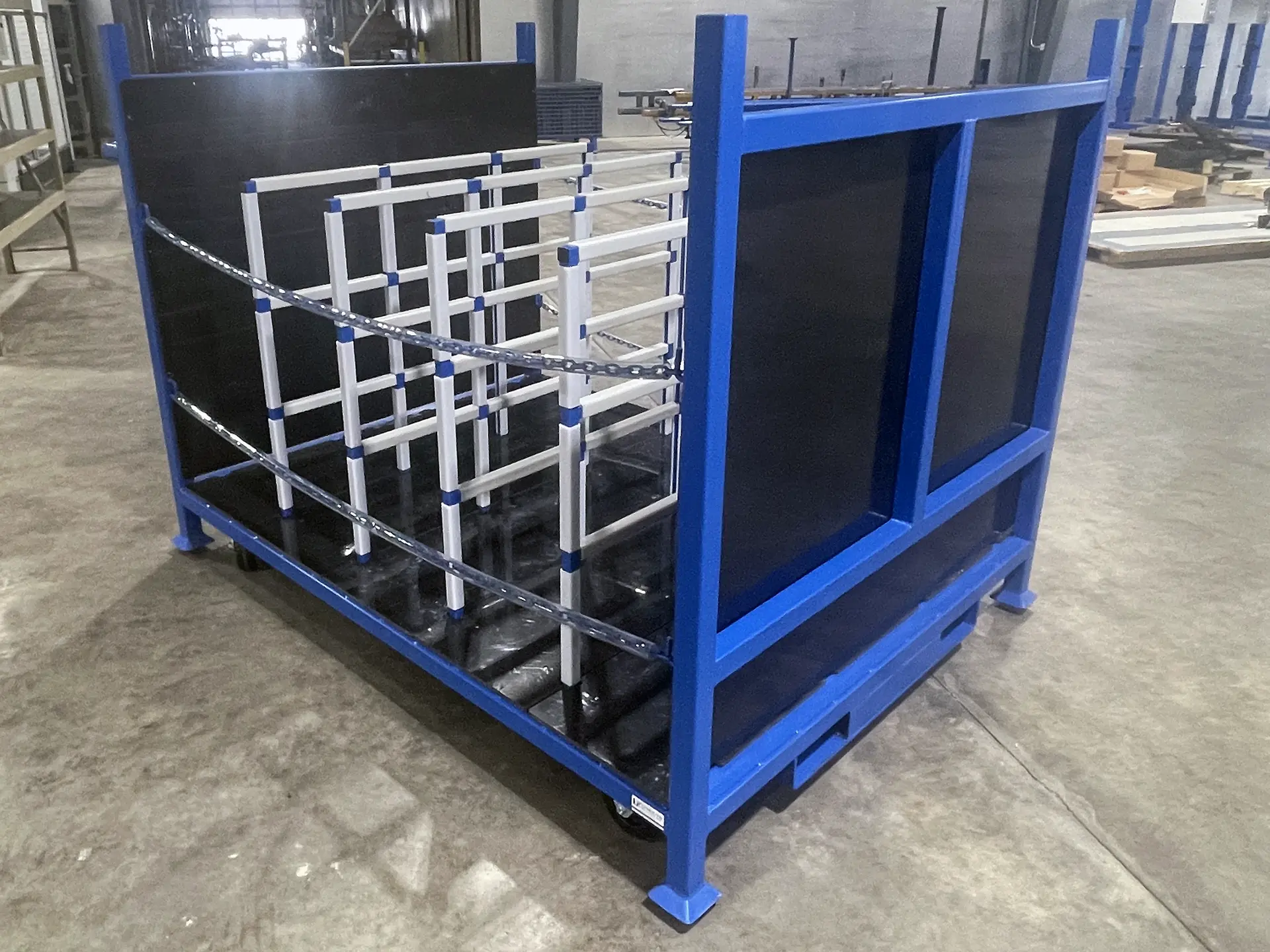 Industrial Automotive Rigid Sheet Metal Steel Bins and Containers