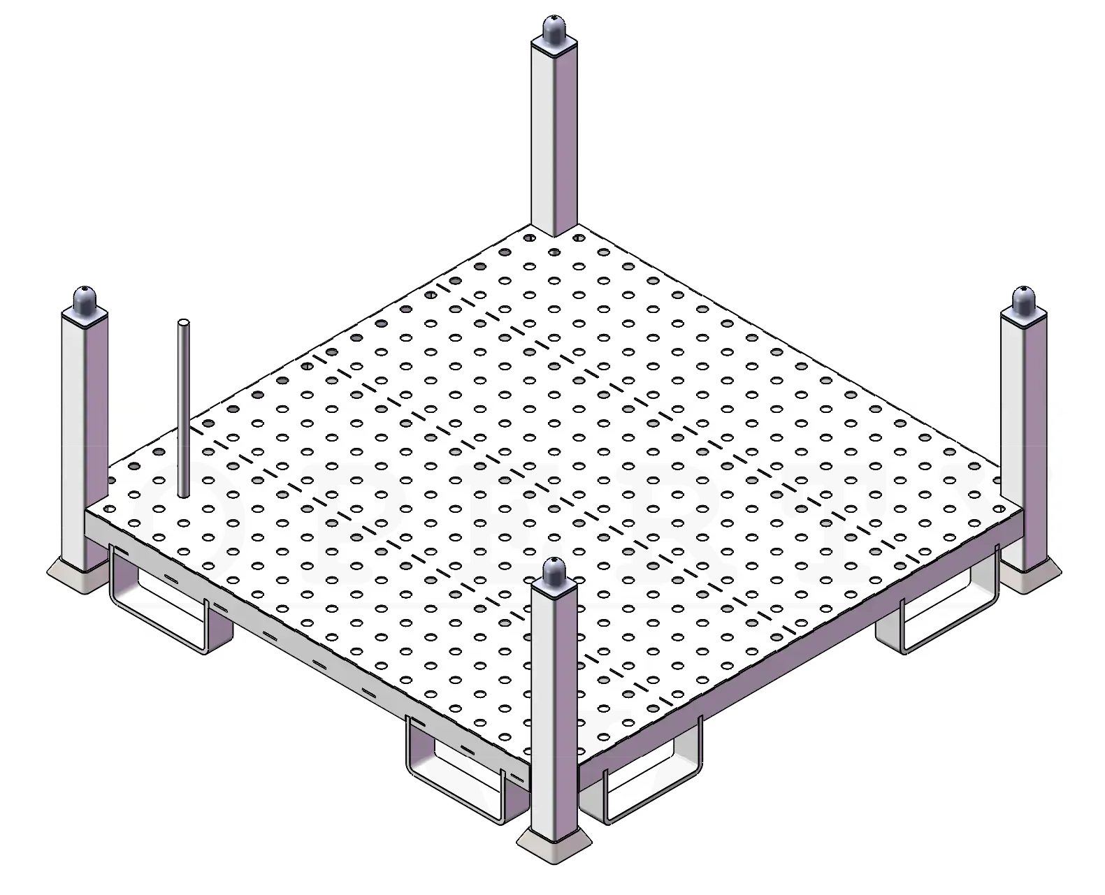 Custom Pin Racks Heavy-Duty Storage Solutions