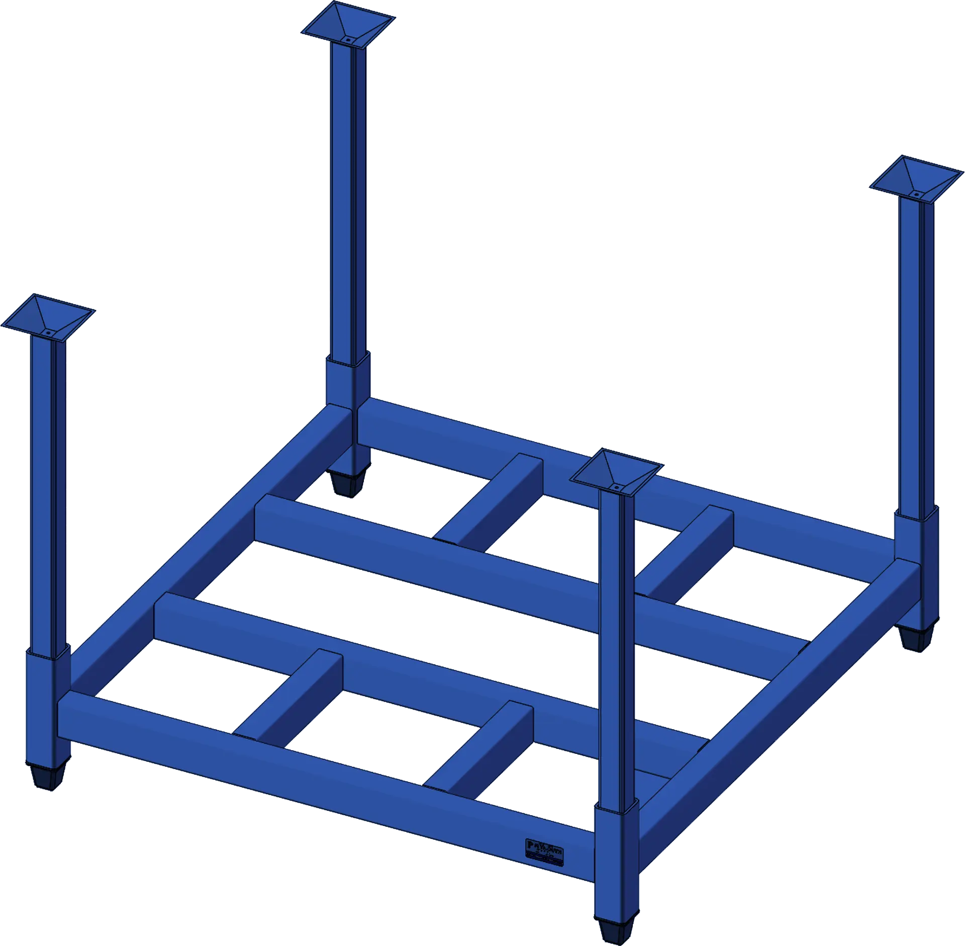 MaxStax Portable Stack Racks Base and Posts