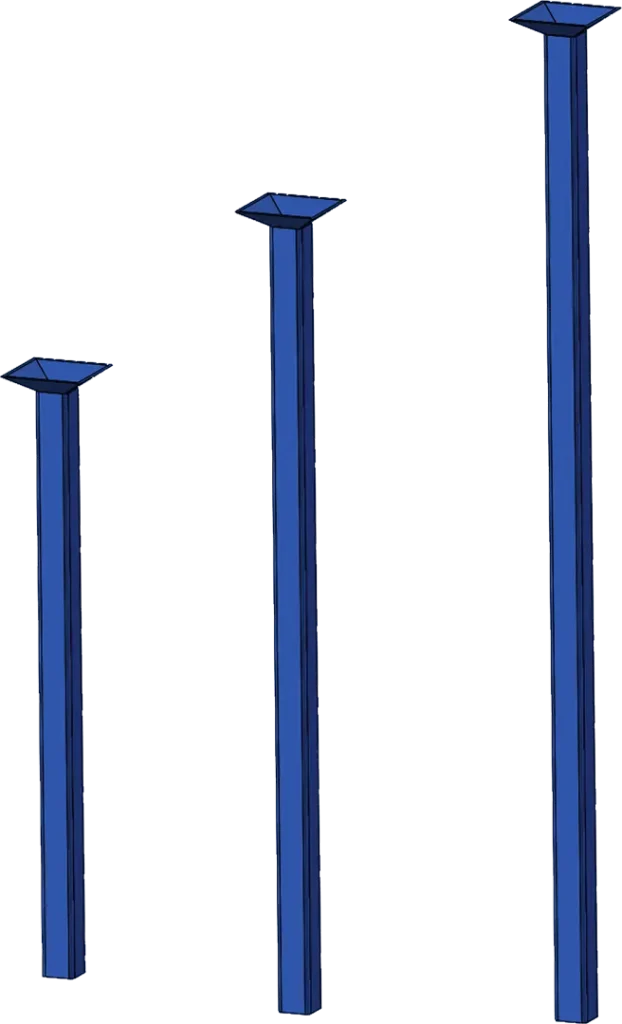 MaxStax Portable Stack Racks Posts