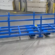 Contractor Job Preparation Stack Rack Cart - Front View