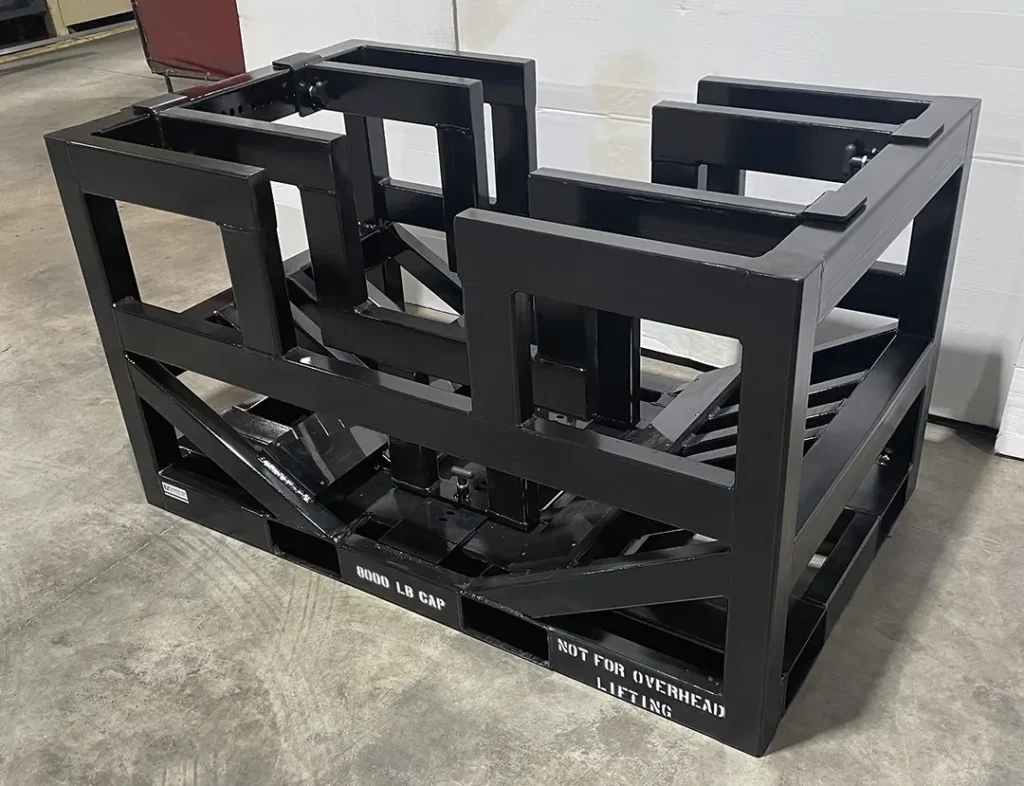 Custom Adjustable Coil Rack - Side View
