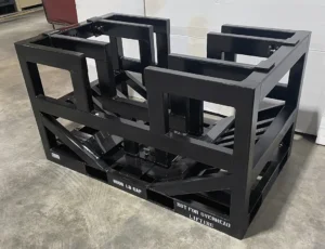 Custom Adjustable Coil Rack - Side View