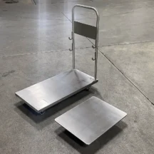 Stainless Steel Pump Carts - Side View