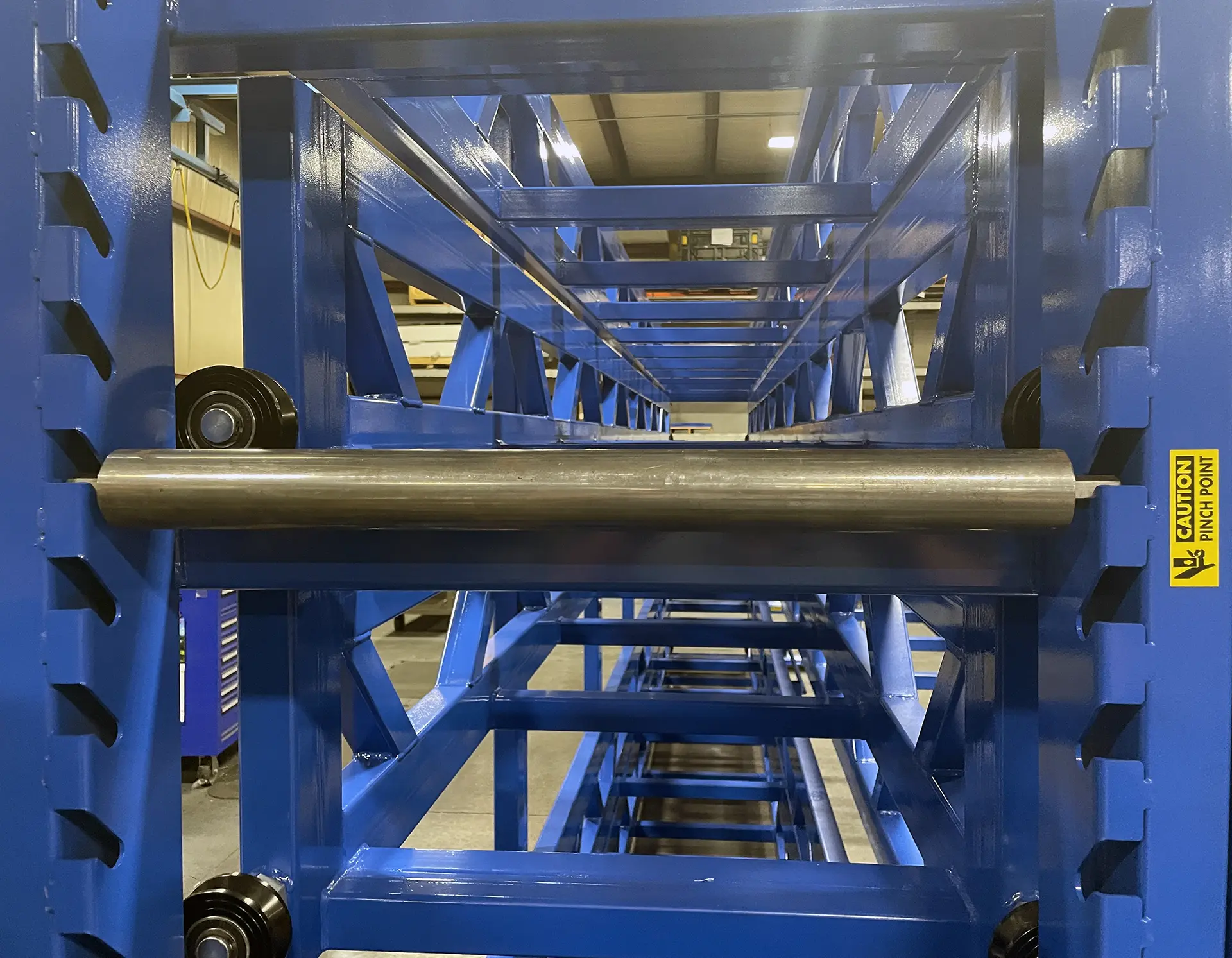 Custom Cassette Drawer Rack for Heavy-Duty Industrial Storage drawer slide close up