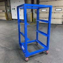 Adjustable Shelf Tray Cart Built for High-Volume Operations