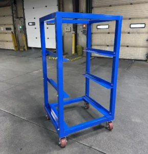Adjustable Shelf Tray Cart Built for High-Volume Operations