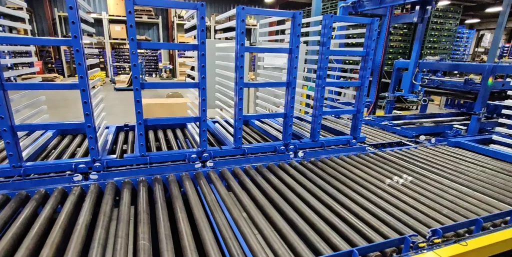 Custom Industrial Automation for High-Volume Manufacturing conveyor view
