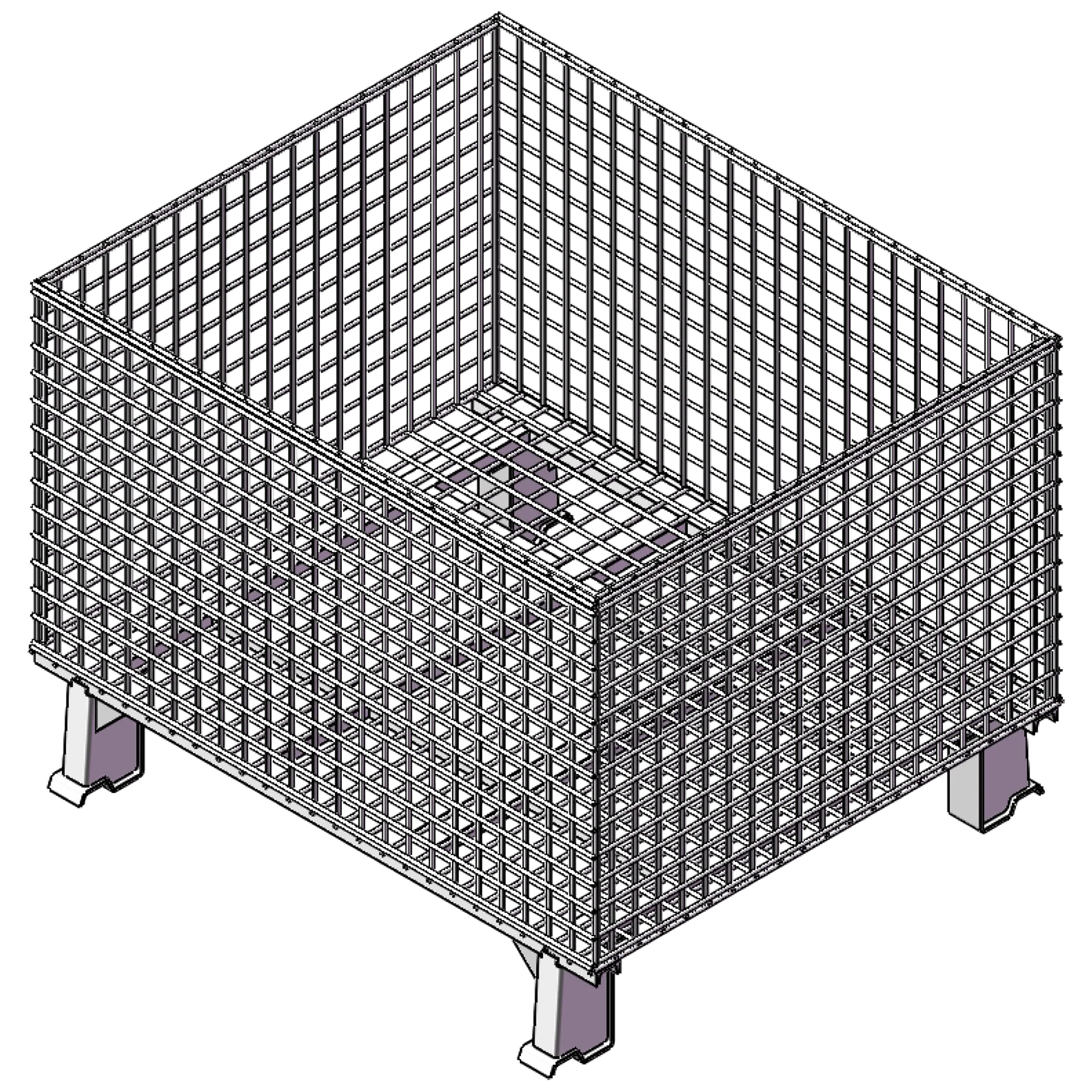 MaxStax Industrial Wire Baskets main view