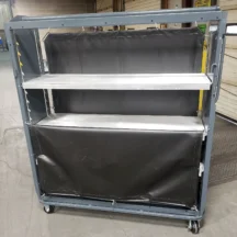 Custom Store Transfer Cart for Retail Fulfillment front view