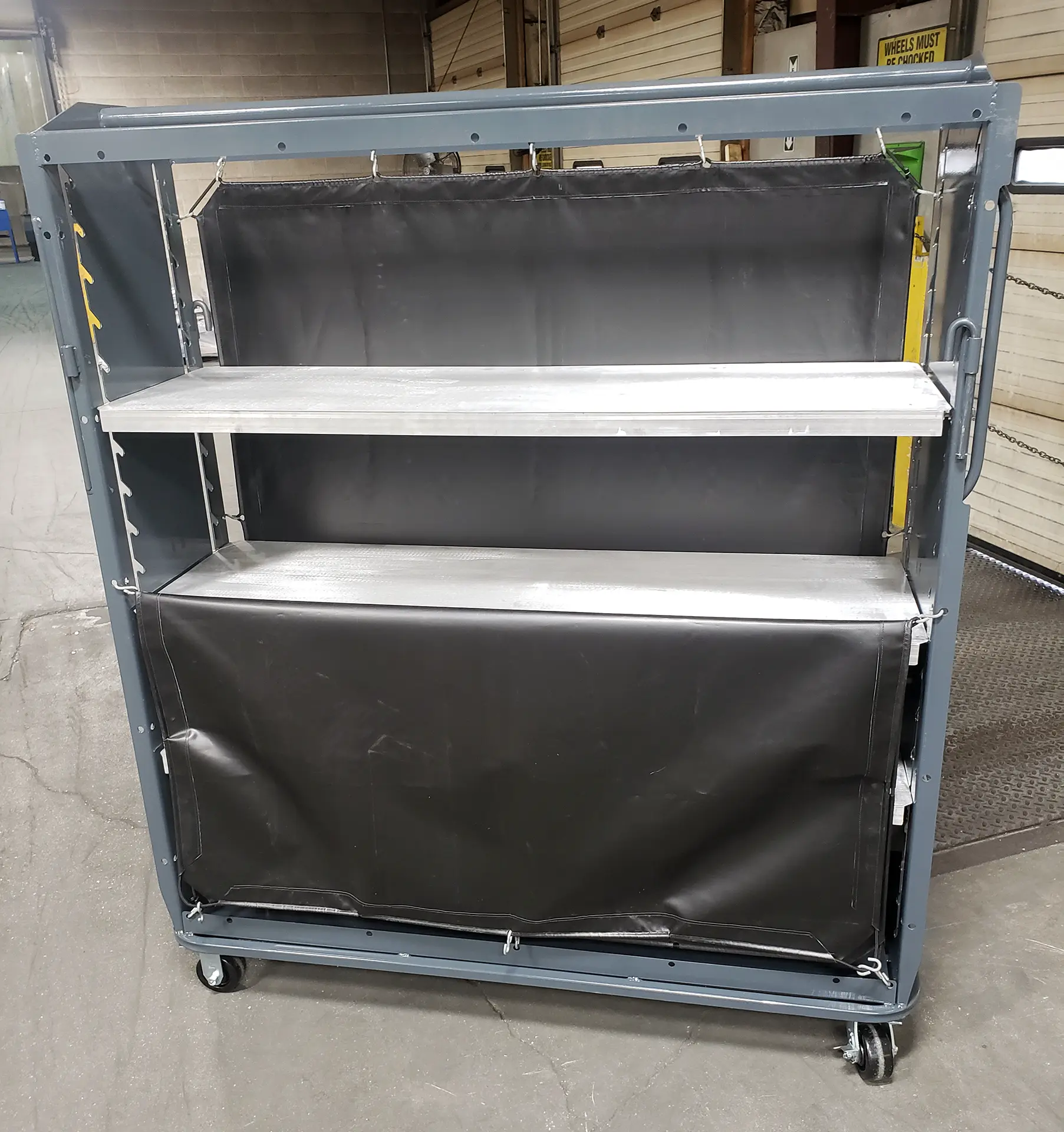 Custom Store Transfer Cart for Retail Fulfillment front view
