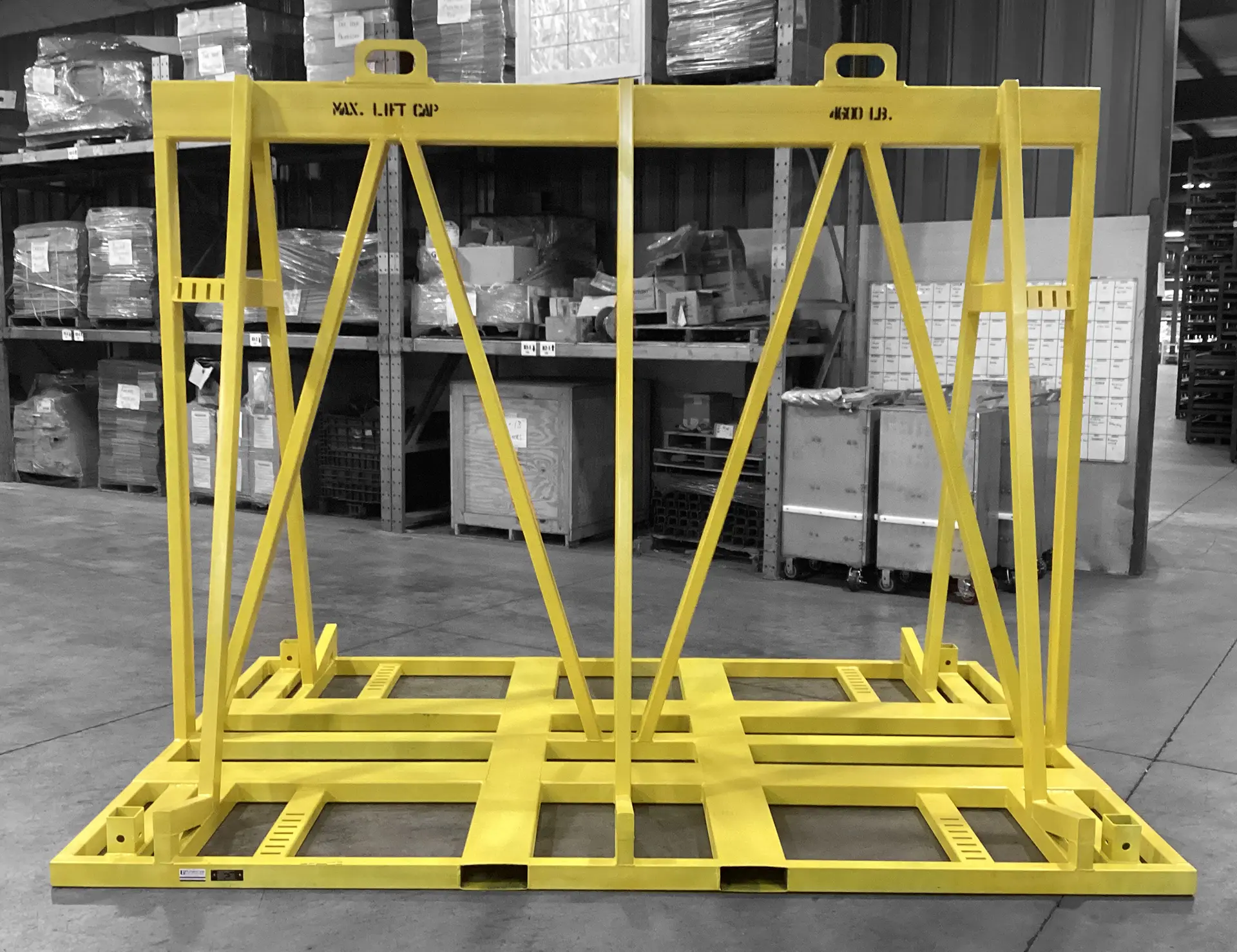 Certified Window Lifting Device Rack front view