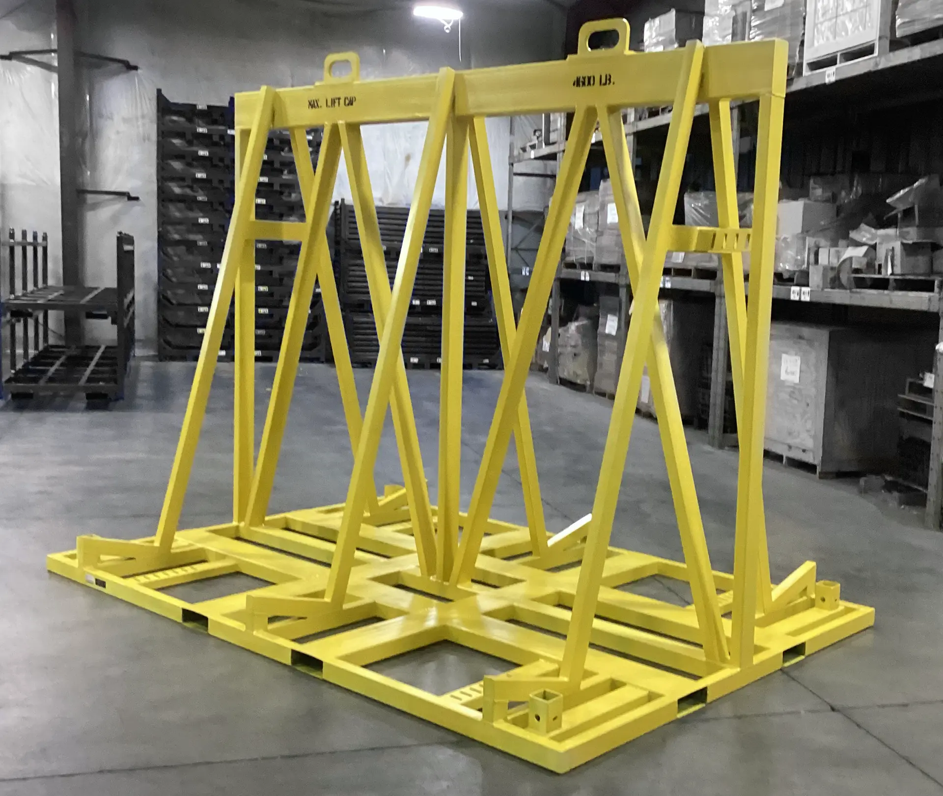 Certified Window Lifting Device Rack side angle view