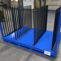 Custom Panel Rack High-Density Storage rear view