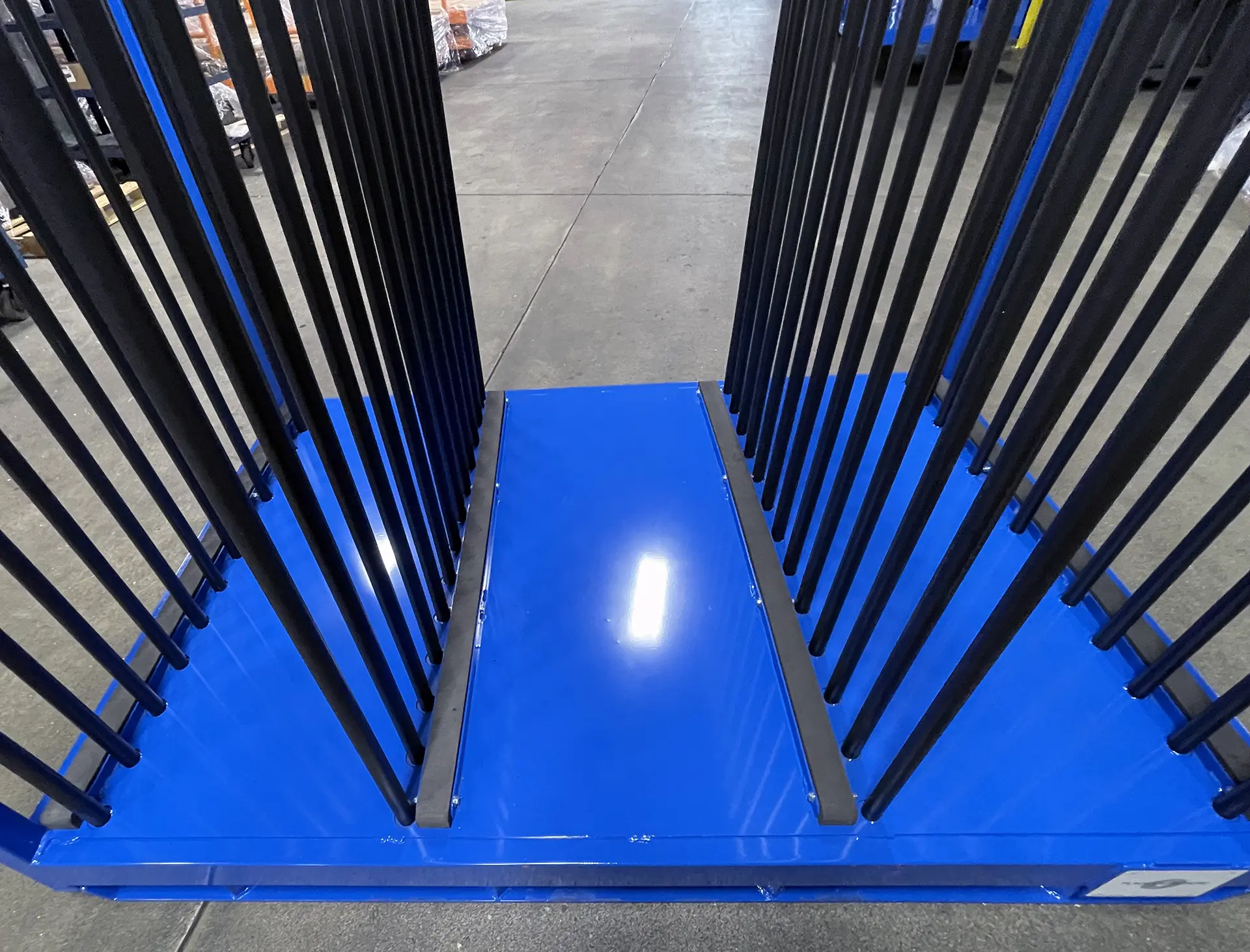 Custom Panel Rack High-Density Storage vertical tube view