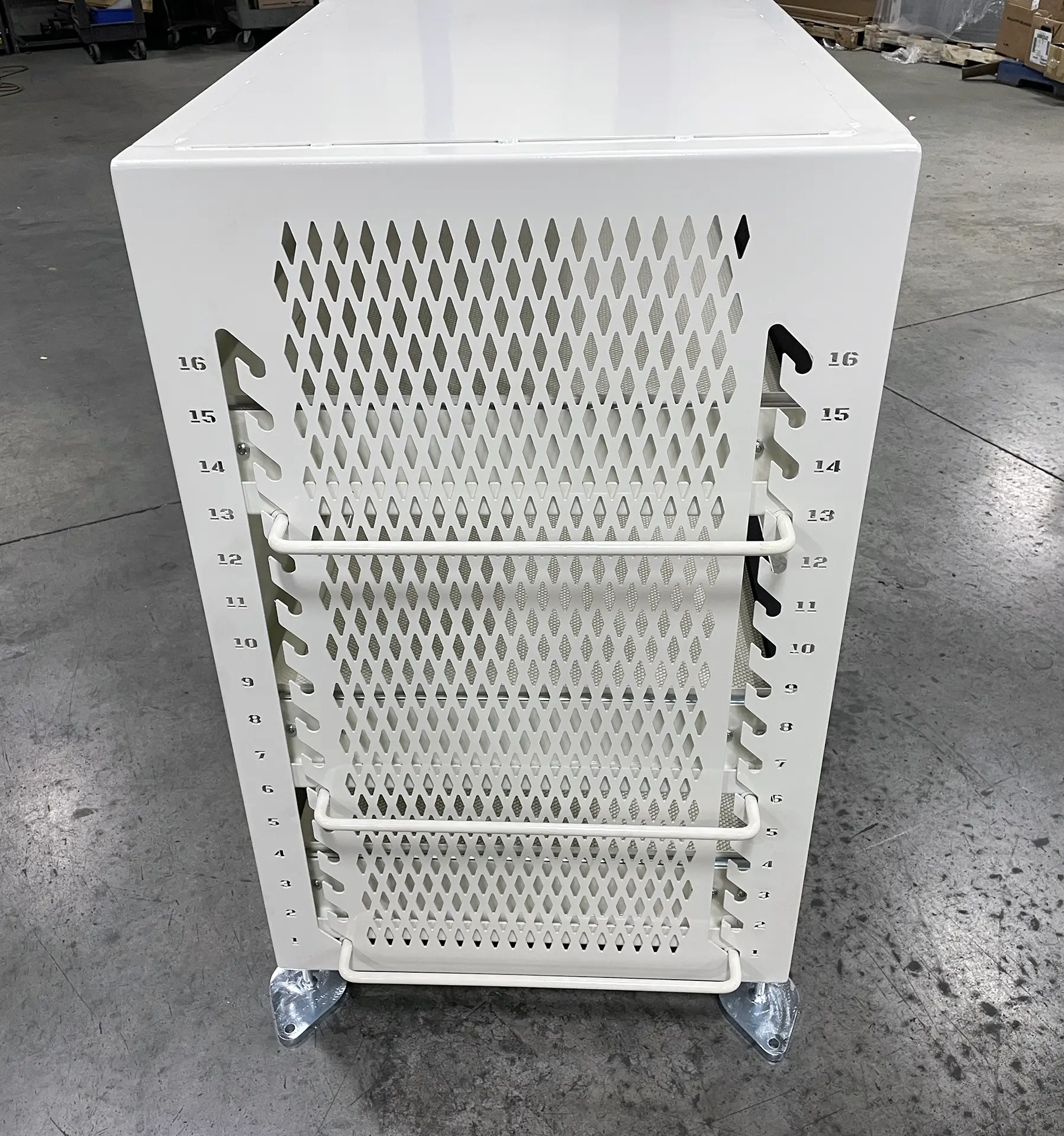 Custom WIP Drawer Storage Cabinet side view