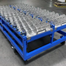 Minimum Contact Disc Conveyor angle view