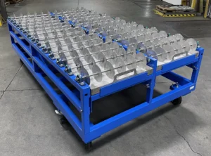 Minimum Contact Disc Conveyor angle view